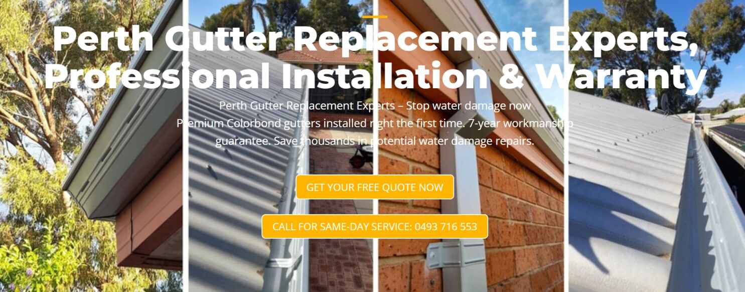 Perth Gutter Replacement website ranking #1 on Google