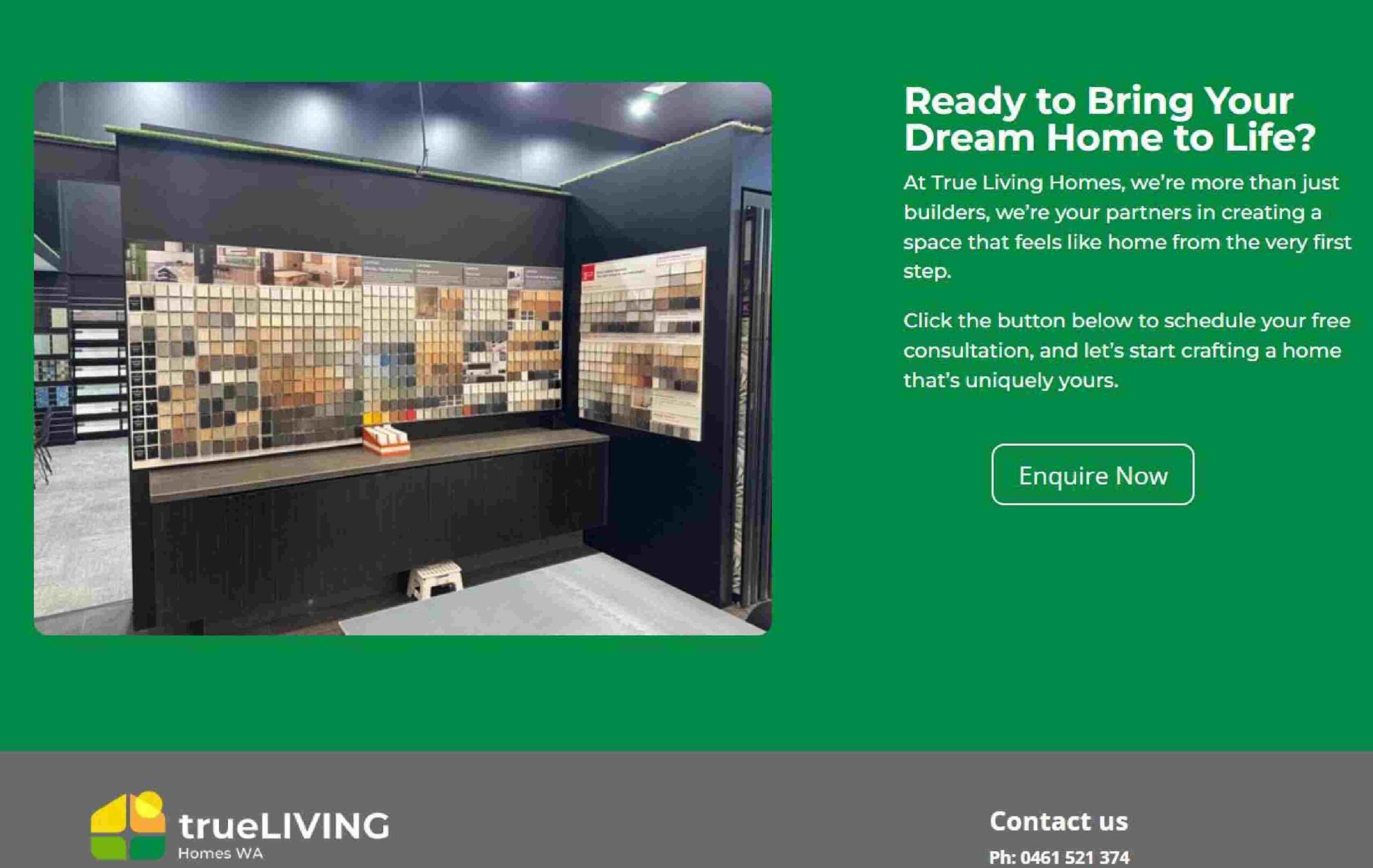 truliving homes wa web design from Local SEO Perth Agency